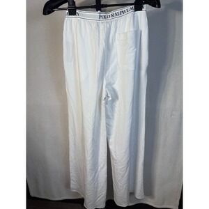 NWT Polo Ralph Lauren White baggy Joggers/loungewear with pockets Size S